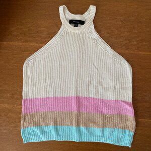 Vero Moda colourblock knitted tank top, size medium